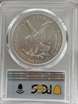 2022-W $1 Burnished Silver Eagle First Day of Issue SP70