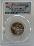 2022-S 25C Maya Angelou First Strike PR70DCAM