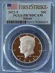 2022-S 50C Silver First Strike PR70DCAM