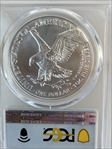 2025 $1 Silver Eagle First Day of Issue MS70