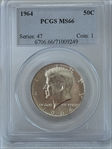 1964 50C MS66