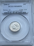 1999-P 10C MS68FB