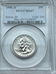 1996-D 25C MS67