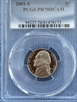 2001-S 5C PR70DCAM
