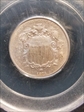 1873 5C Closed 3 AU58