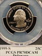 1999-S 25C Delaware PR70DCAM