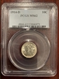 1914-D 10C MS62