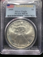 2009 $1 Silver Eagle First Strike MS70