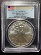 2011-W $1 Burnished Silver Eagle 25th Anniversary Set First Strike SP70