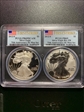2012-S $1 Silver Eagle 75th Anniversary SF Mint Set First Strike PR69DCAM