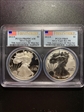 2012-S $1 Silver Eagle Rev PR  75th Anniversary SF Mint Set First Strike PR69