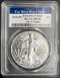 2018-(W) $1 Silver Eagle Struck at West Point First Day of Issue MS70