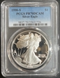 1990-S $1 Silver Eagle PR70DCAM