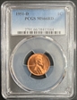 1951-D 1C MS66RD