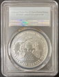 2021-(S) $1 Silver Eagle - T1 Emergency Issue Struck at San Francisco First Strike MS70