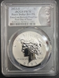 2023-S $1 Peace Dollar Rev PR Two-Coin Reverse Proof Set First Day of Issue PR70