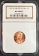 1995  1C  Doubled Die Obv MS 68 RD