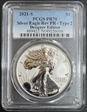 2021-S $1 Silver Eagle Rev PR - Type 2 Designer Edition PR70