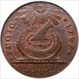 1787 Fugio 1C States United, 4 Cinq. MS64RB