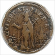 1670s NJ 1/4P Saint Patrick, Martin 1c.35-Ab.1 Halo VF35
