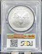 2007-W $1 Burnished Silver Eagle SP69