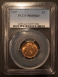 1937 1C MS65RD