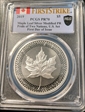 2019 $5 Maple Leaf Silver Modified PR Pride of Two Nations, U.S. Set FDI Black Shield PR70