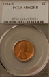 1944-S 1C MS62RB