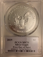 2019 $1 Silver Eagle First Day of Issue Native American MS70