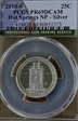 2010-S 25C Hot Springs NP - Silver PR69DCAM