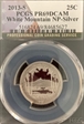 2013-S 25C White Mountain NP-Silver PR69DCAM