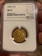 1909-S $5 MS-61