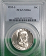 1953-S 50C MS66