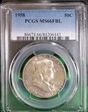 1958 50C MS66FBL