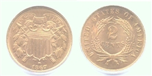 1867 2C MS65RD