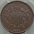 1864 2C Large Motto MS63BN