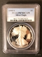 1990-S $1 Silver Eagle PR70DCAM