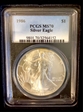 1986 $1 Silver Eagle MS70