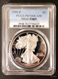 1999-P $1 Silver Eagle PR70DCAM