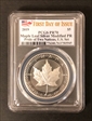 2019 $5 Maple Leaf Silver Modified PR Pride of Two Nations, U.S. Set First Day of Issue PR70