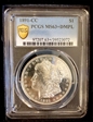 1891-CC $1 MS63+ DMPL