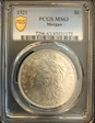 1921 $1 Morgan MS63