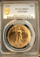 1998 $50 Gold Eagle MS67