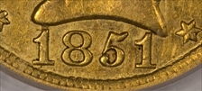 1851-O/O $5 XF45