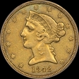 1842-O $5 XF40