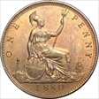 1880 Queen Victoria ONE PENNY 1d Gouby BP1880AB dies M+K not Freeman! UNC