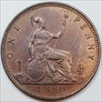 1880 Queen Victoria ONE PENNY 1d Gouby BP1880AB dies M+K not Freeman! UNC