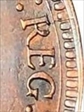 1860 ONE PENNY  F10 2+D UNC