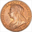 1897 ONE PENNY F145 BUNC