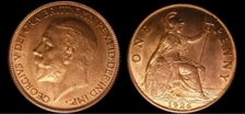1926 one penny  ME PENNY  unc 